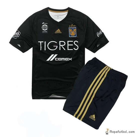 Camiseta Tigres de la UANL Replica Tercera Ropa Niños 2017/18 Negro